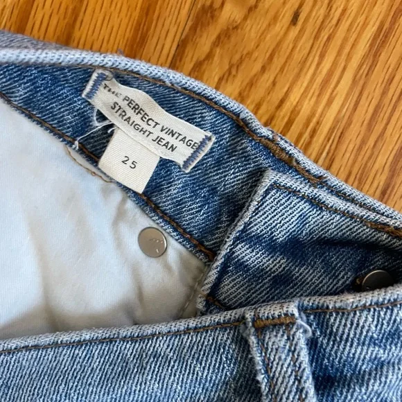 Madewell perfect vintage straight Jean in hoye wash - Picture 8 of 9